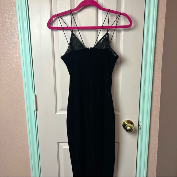 Vintage 90's Y2K Caché Velvet Maxi Slip Dress - Picture 7 of 14